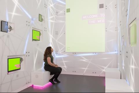 Universal Design Studio's Science Museum Information Age gallery - inside The Web story box